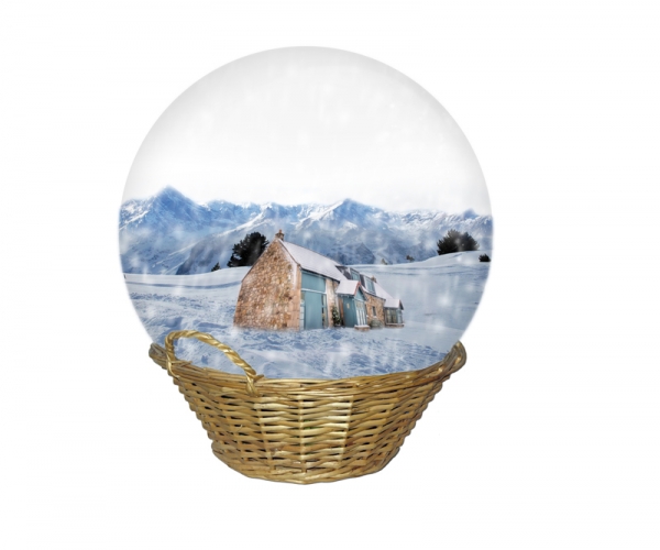 Creation of winter globe: Step 6